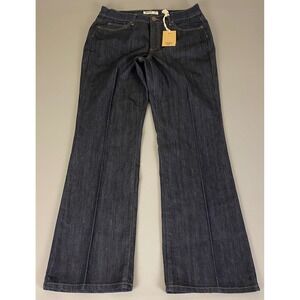 Jeanstar Bootcut Jeans Women's 14 Blue Dark Wash‎ Premium Denim Curvy Fit NWT